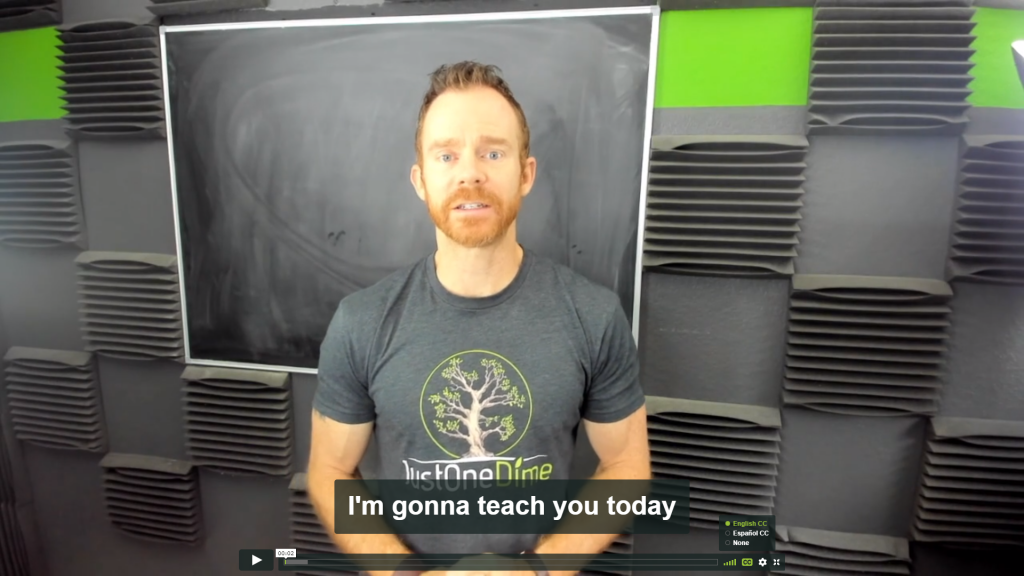 Just One Dime Video Sample with Spanish CC option